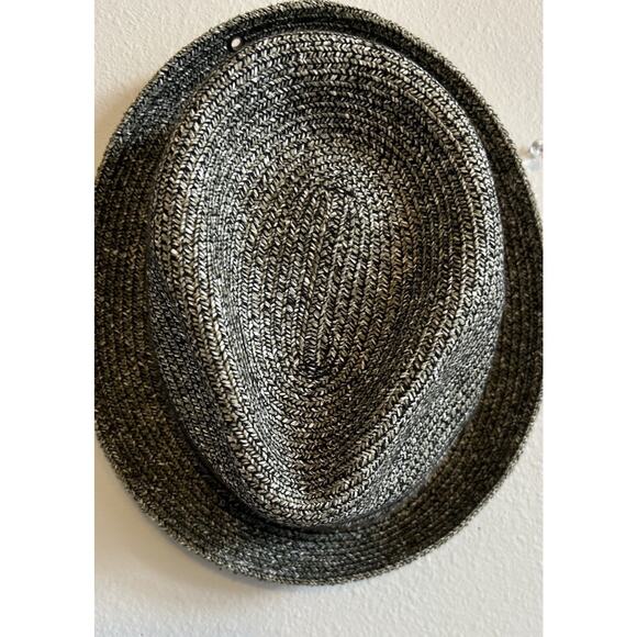 PETER GRIMM Mens Fedora Hat Paper Black Speckle Vacation Hipster Retro Packable - Picture 10 of 13